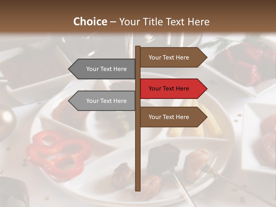 Olive Food Fermented PowerPoint Template