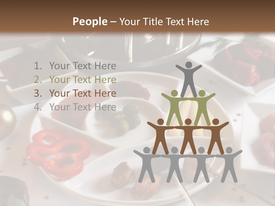 Olive Food Fermented PowerPoint Template