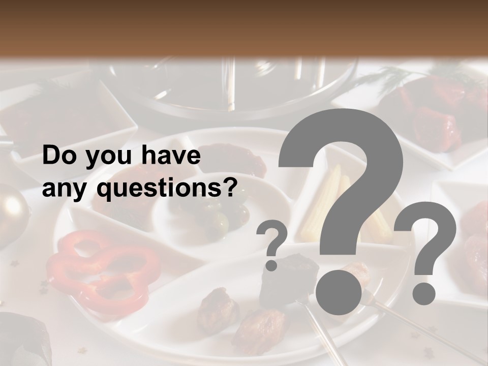 Olive Food Fermented PowerPoint Template