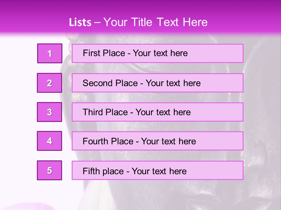 Flower Spirituality Golden PowerPoint Template