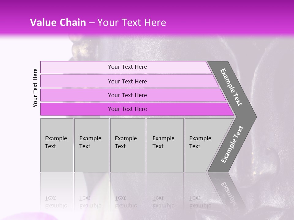 Flower Spirituality Golden PowerPoint Template