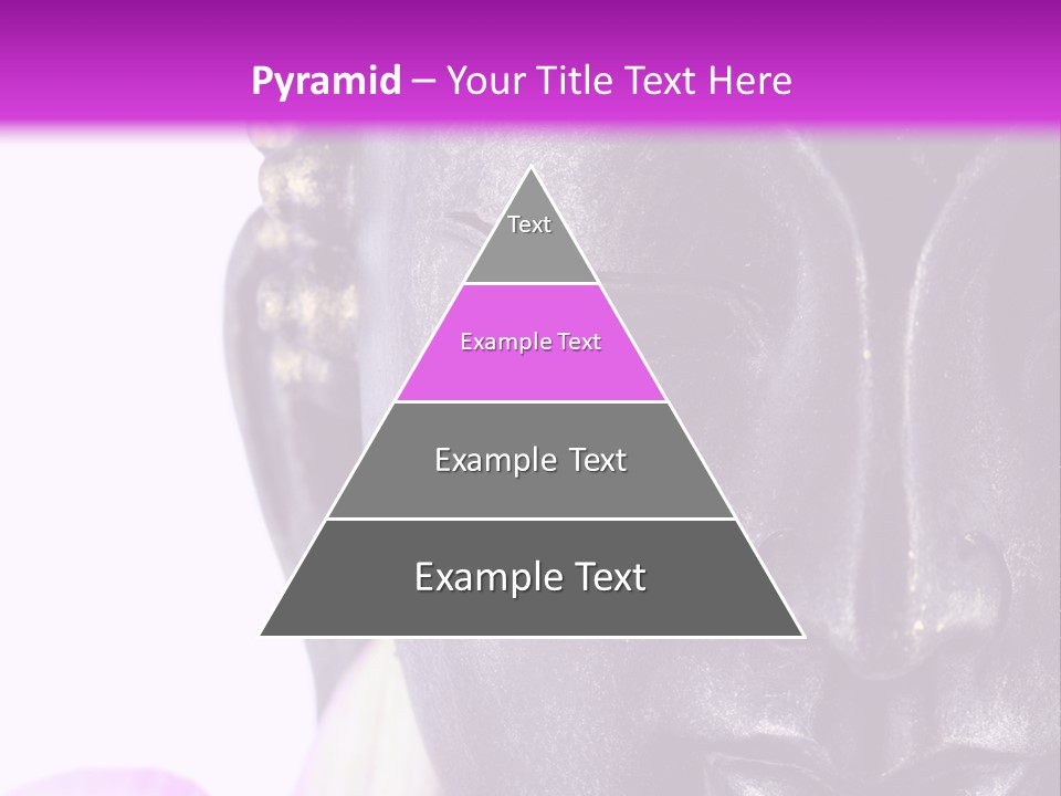 Flower Spirituality Golden PowerPoint Template