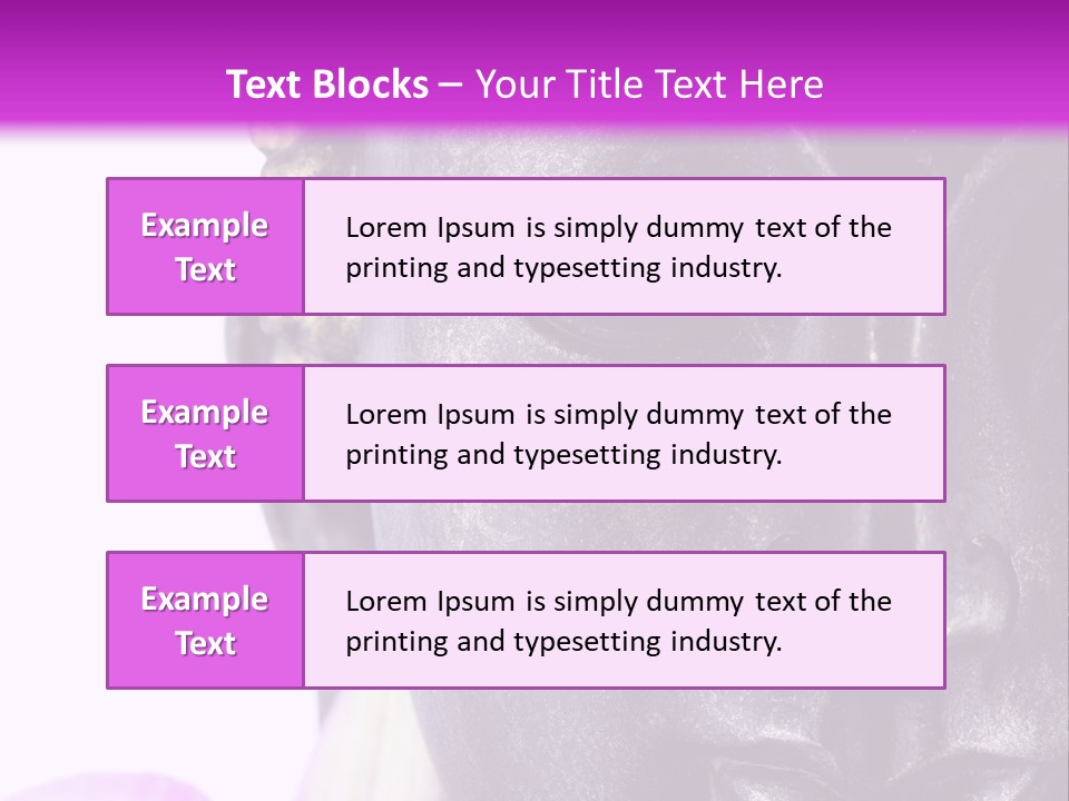 Flower Spirituality Golden PowerPoint Template