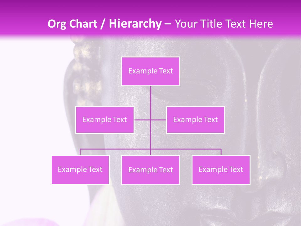 Flower Spirituality Golden PowerPoint Template