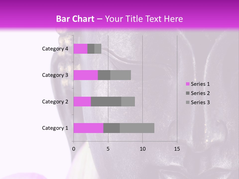 Flower Spirituality Golden PowerPoint Template