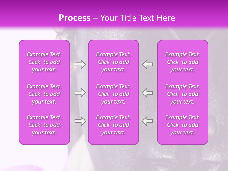 Flower Spirituality Golden PowerPoint Template