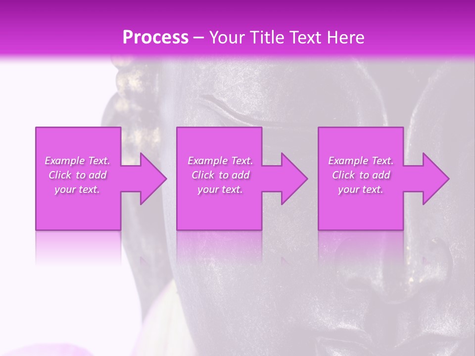 Flower Spirituality Golden PowerPoint Template