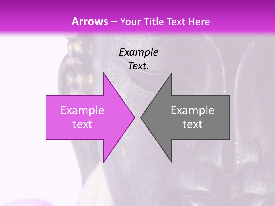 Flower Spirituality Golden PowerPoint Template