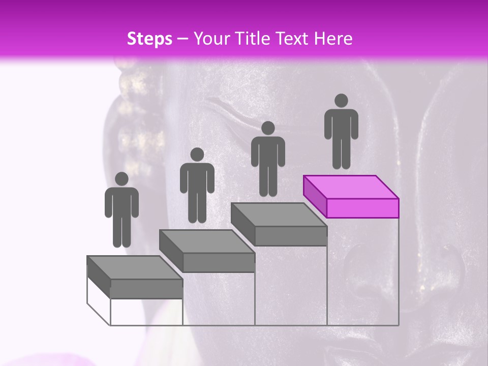 Flower Spirituality Golden PowerPoint Template