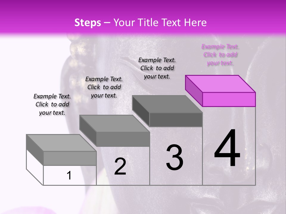 Flower Spirituality Golden PowerPoint Template