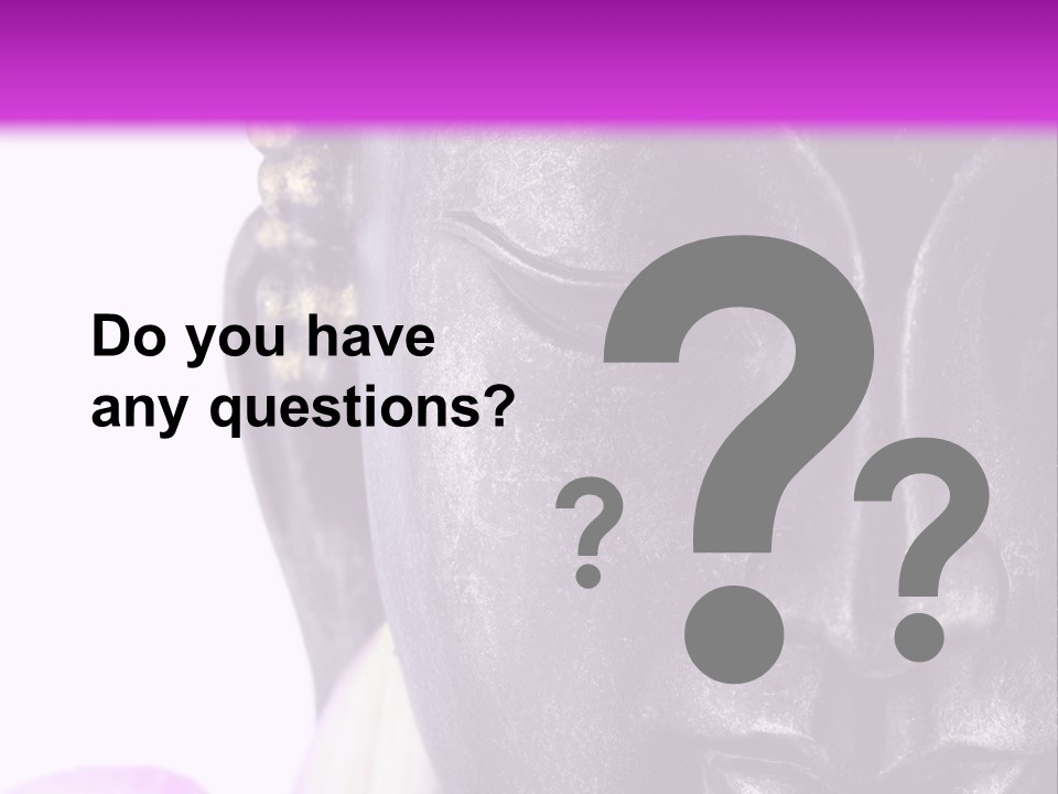 Flower Spirituality Golden PowerPoint Template