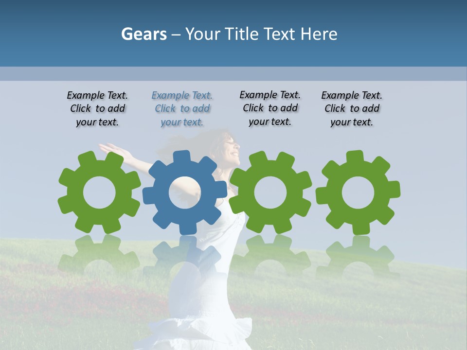 Harmony Carefree Person PowerPoint Template