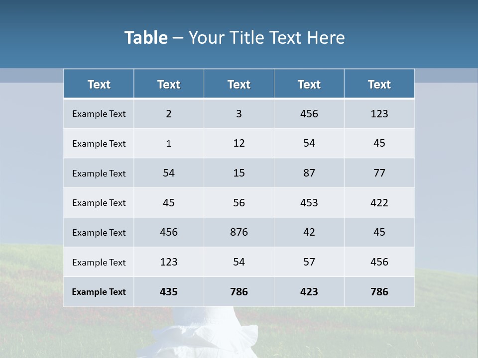 Harmony Carefree Person PowerPoint Template