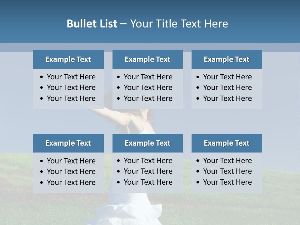 Harmony Carefree Person PowerPoint Template