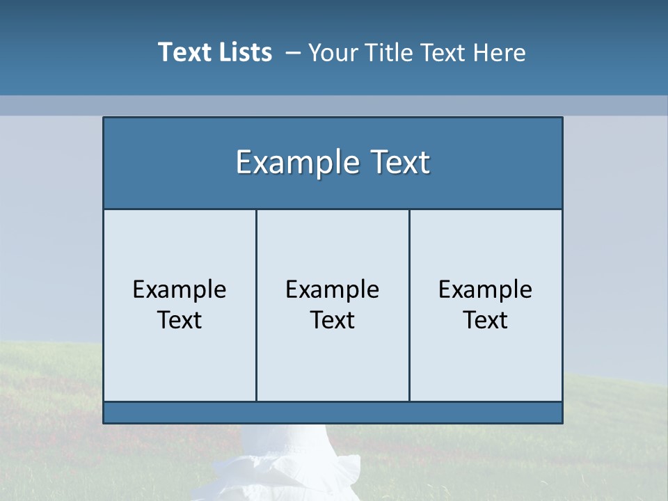 Harmony Carefree Person PowerPoint Template