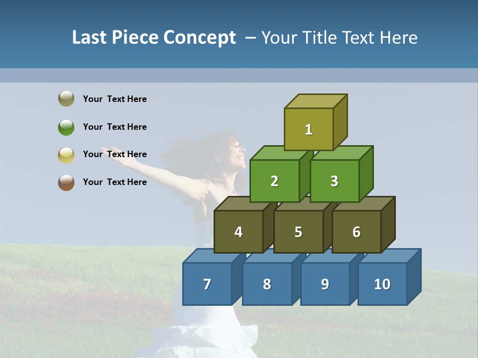 Harmony Carefree Person PowerPoint Template