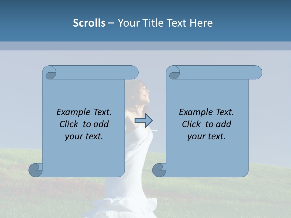 Harmony Carefree Person PowerPoint Template
