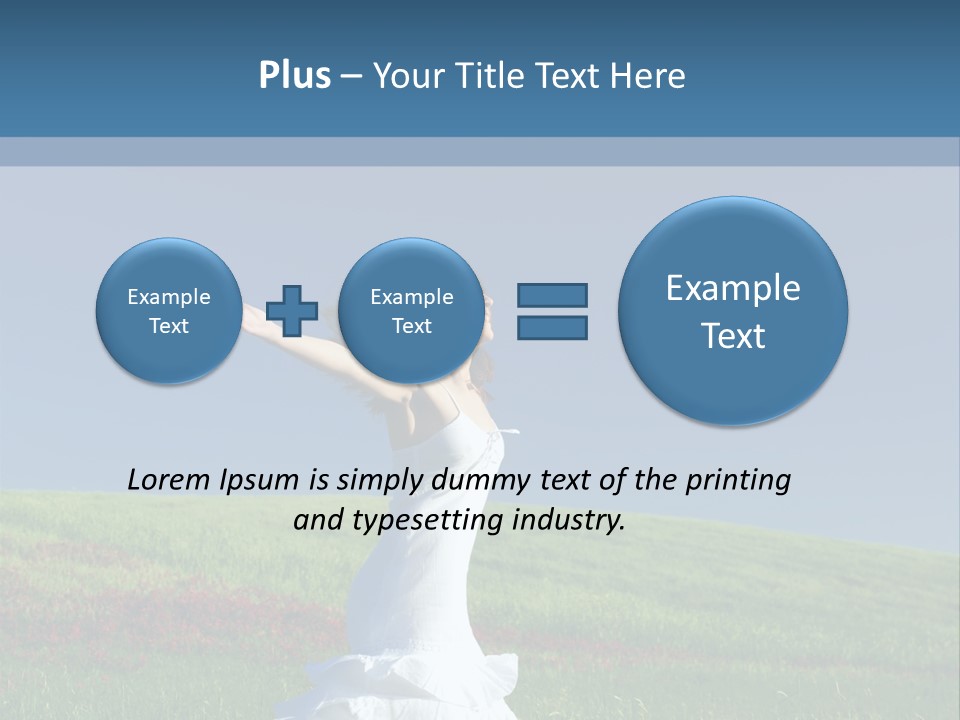 Harmony Carefree Person PowerPoint Template