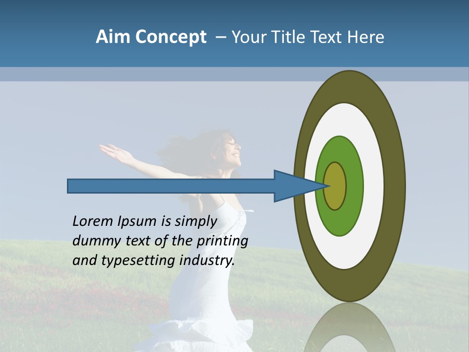 Harmony Carefree Person PowerPoint Template