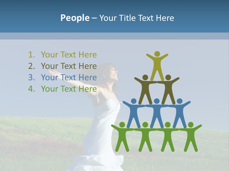 Harmony Carefree Person PowerPoint Template