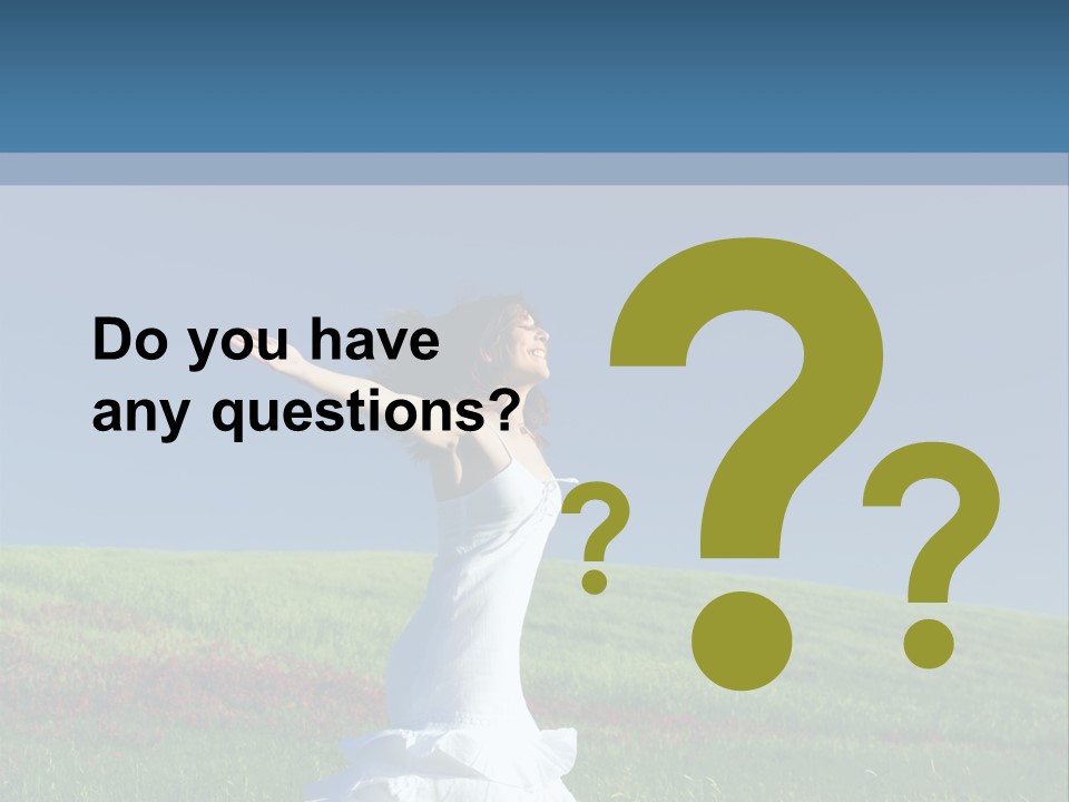 Harmony Carefree Person PowerPoint Template