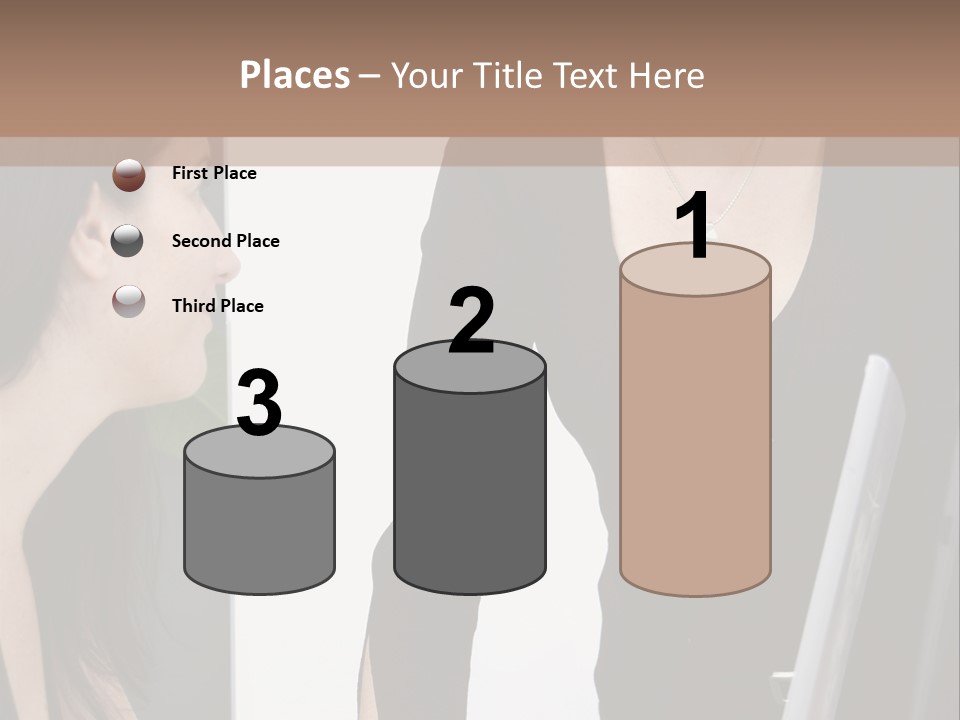 Gruppe Beschreiben Vortrag PowerPoint Template