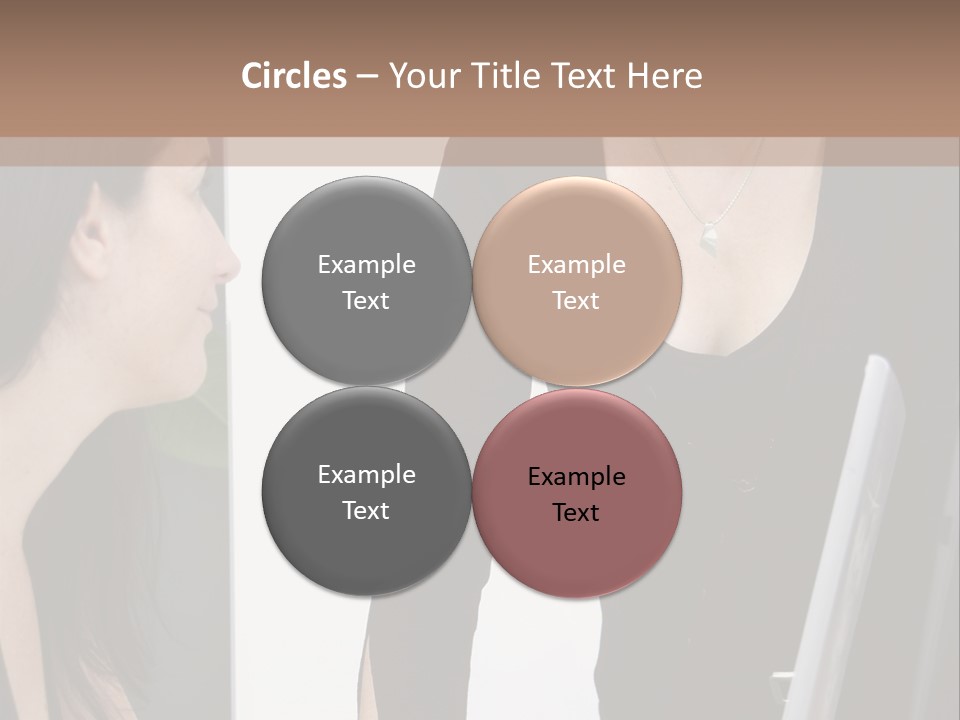 Gruppe Beschreiben Vortrag PowerPoint Template
