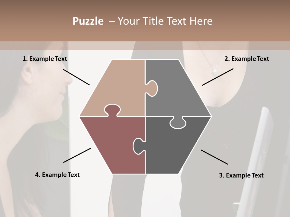 Gruppe Beschreiben Vortrag PowerPoint Template