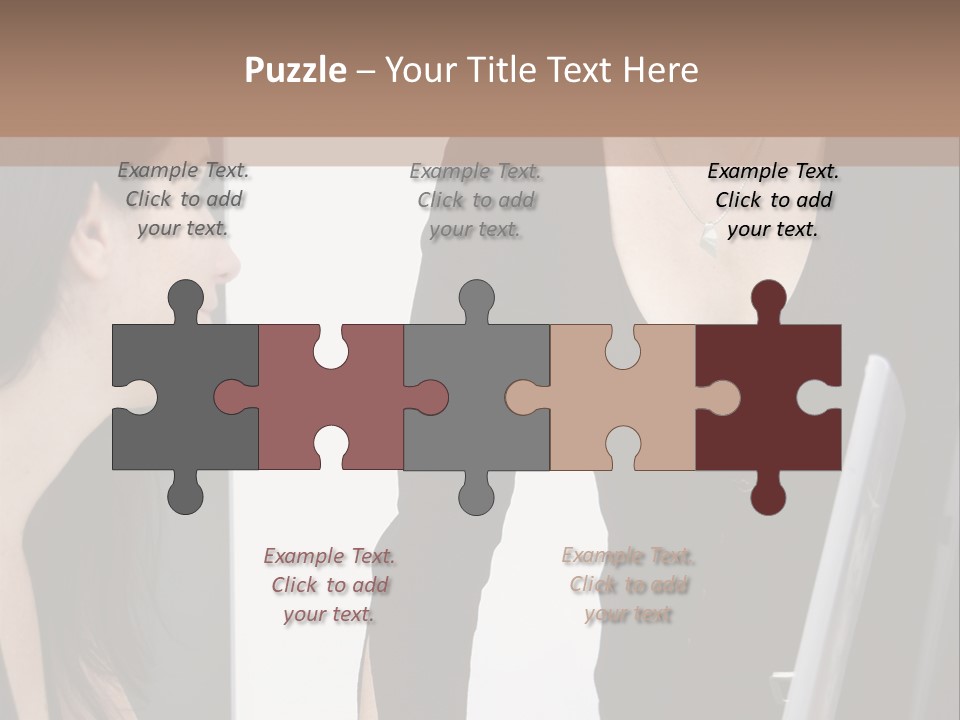 Gruppe Beschreiben Vortrag PowerPoint Template