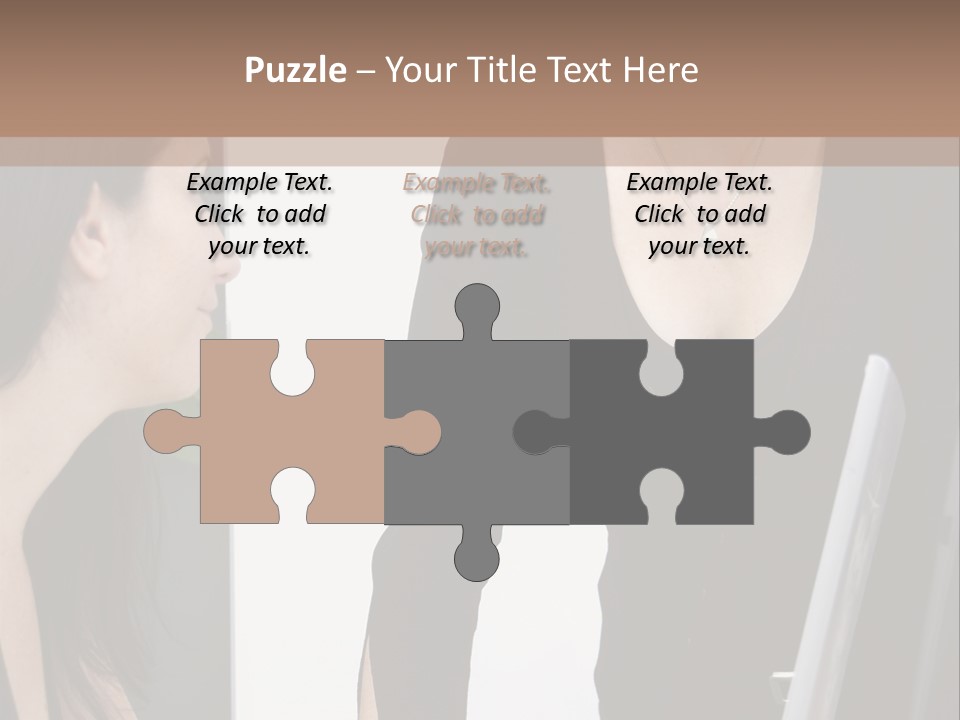 Gruppe Beschreiben Vortrag PowerPoint Template
