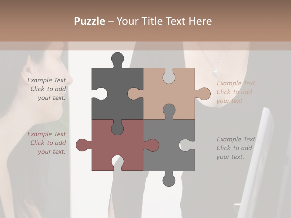 Gruppe Beschreiben Vortrag PowerPoint Template