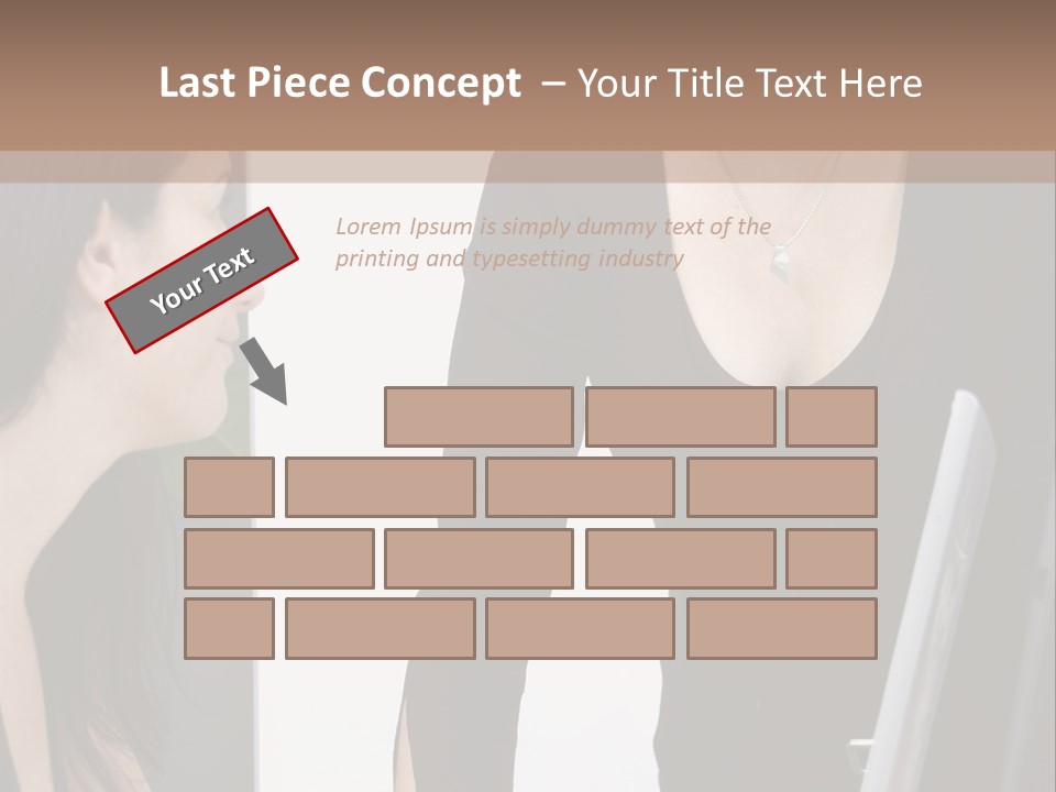 Gruppe Beschreiben Vortrag PowerPoint Template