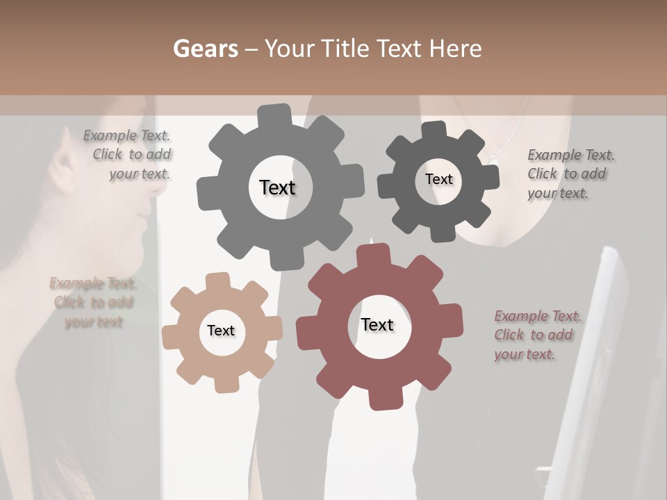 Gruppe Beschreiben Vortrag PowerPoint Template