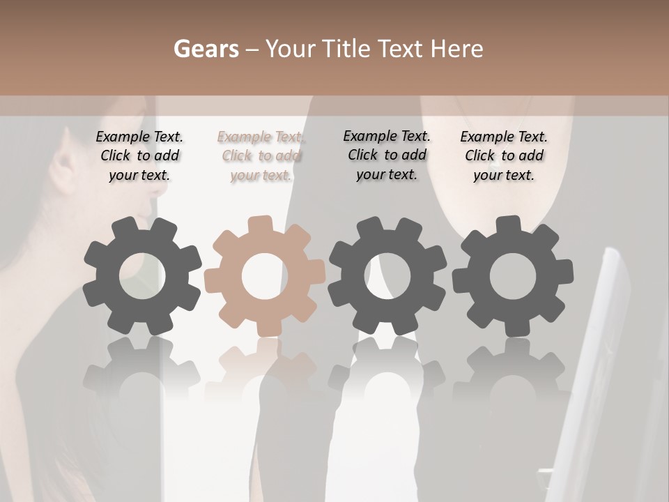 Gruppe Beschreiben Vortrag PowerPoint Template