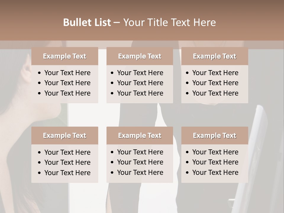Gruppe Beschreiben Vortrag PowerPoint Template
