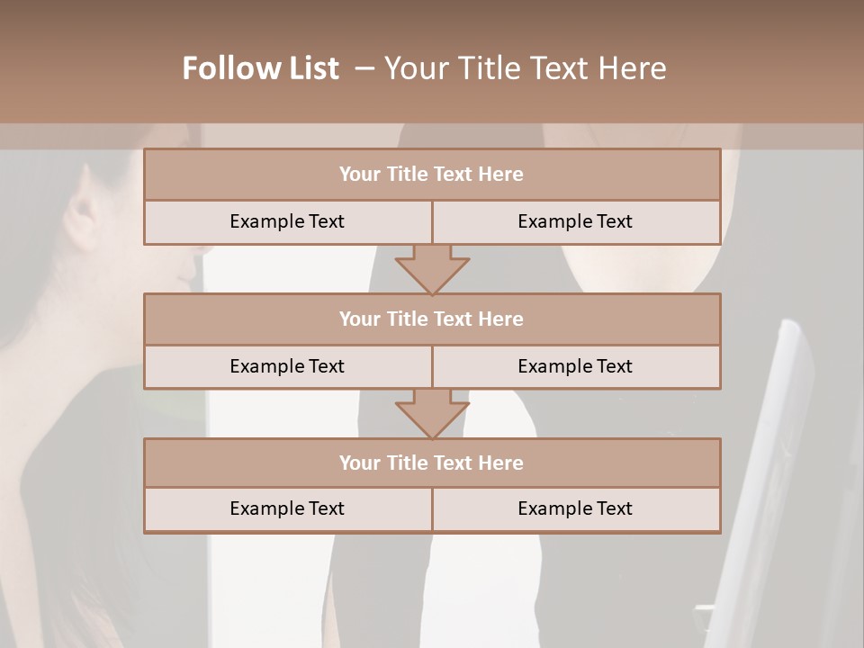 Gruppe Beschreiben Vortrag PowerPoint Template