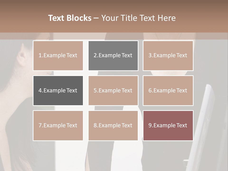 Gruppe Beschreiben Vortrag PowerPoint Template