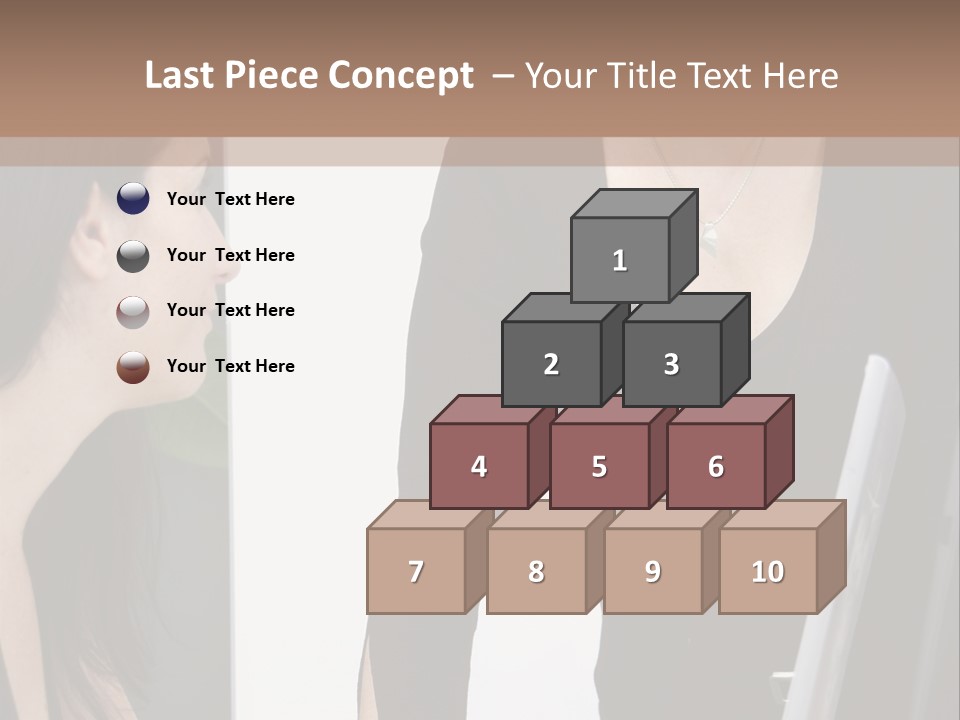 Gruppe Beschreiben Vortrag PowerPoint Template