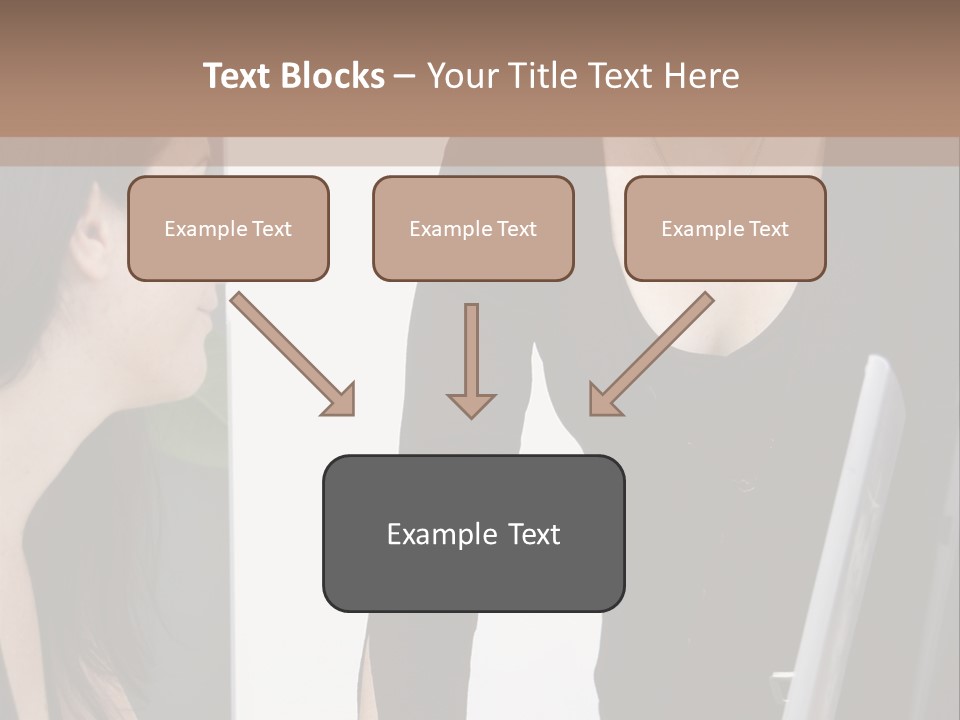 Gruppe Beschreiben Vortrag PowerPoint Template