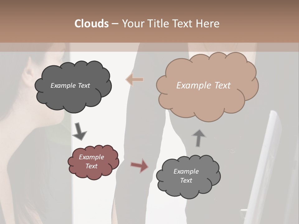 Gruppe Beschreiben Vortrag PowerPoint Template