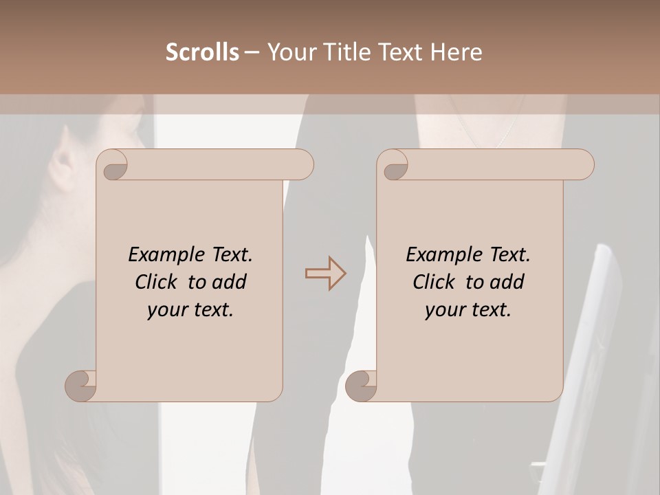 Gruppe Beschreiben Vortrag PowerPoint Template