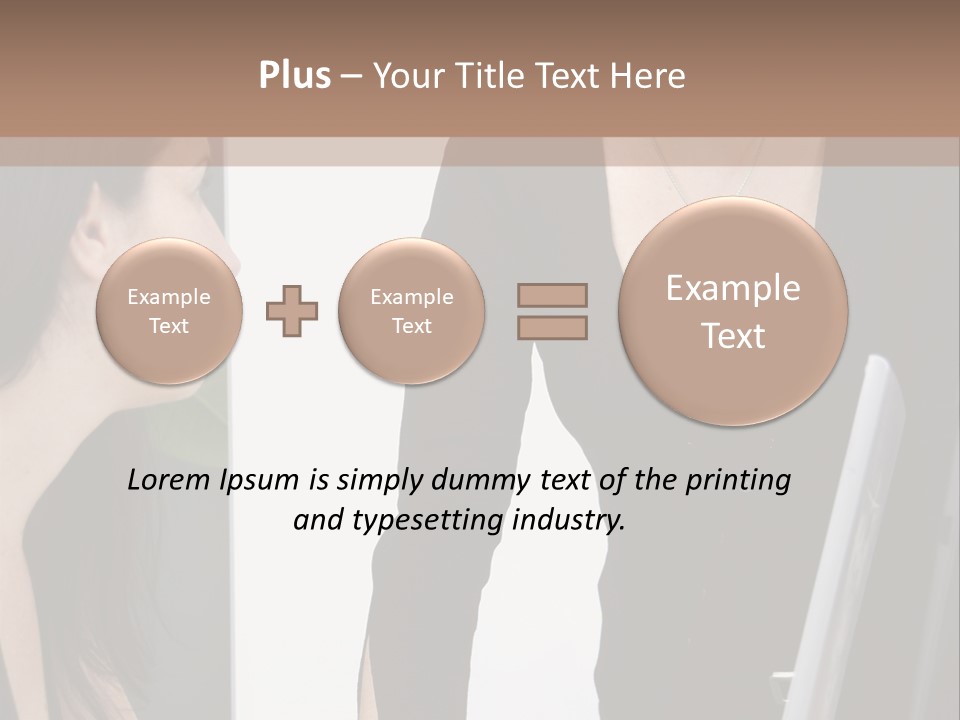 Gruppe Beschreiben Vortrag PowerPoint Template