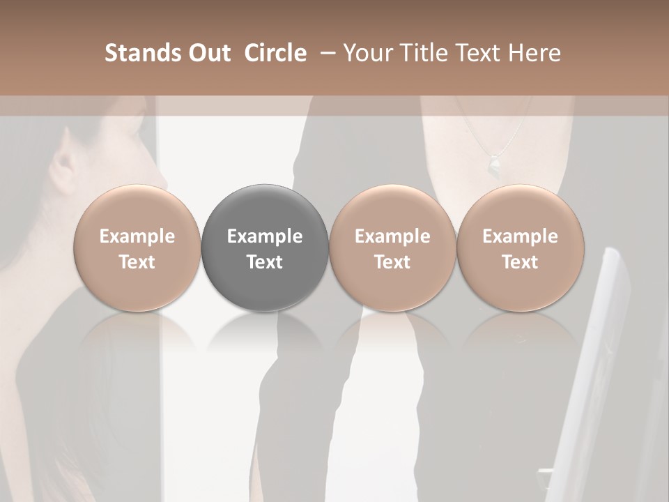 Gruppe Beschreiben Vortrag PowerPoint Template