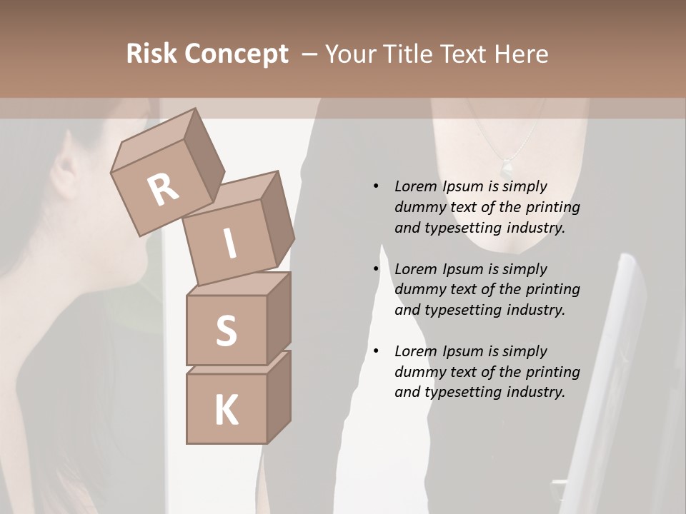 Gruppe Beschreiben Vortrag PowerPoint Template