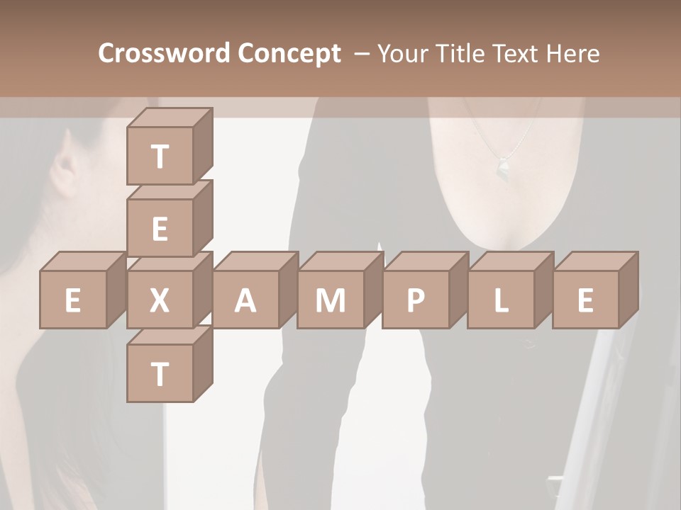 Gruppe Beschreiben Vortrag PowerPoint Template