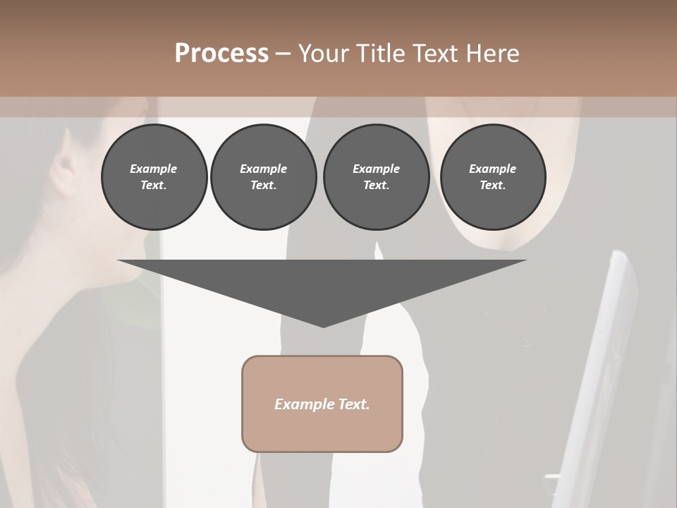 Gruppe Beschreiben Vortrag PowerPoint Template