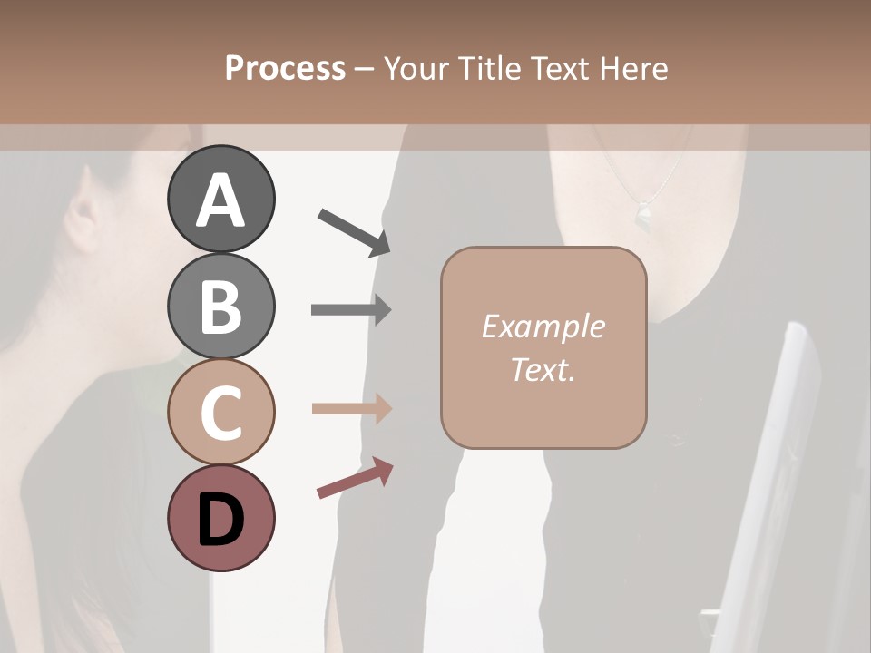 Gruppe Beschreiben Vortrag PowerPoint Template