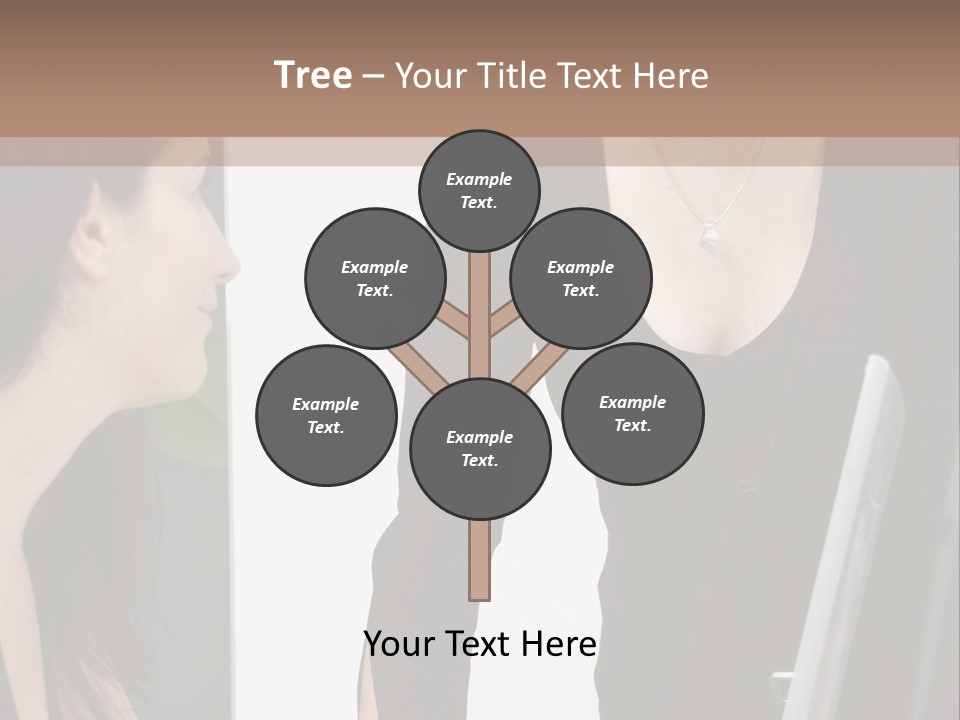 Gruppe Beschreiben Vortrag PowerPoint Template