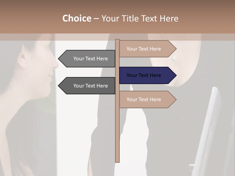 Gruppe Beschreiben Vortrag PowerPoint Template