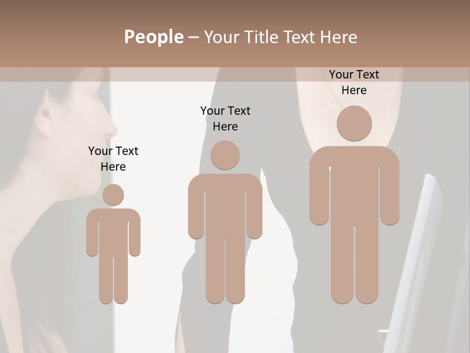 Gruppe Beschreiben Vortrag PowerPoint Template